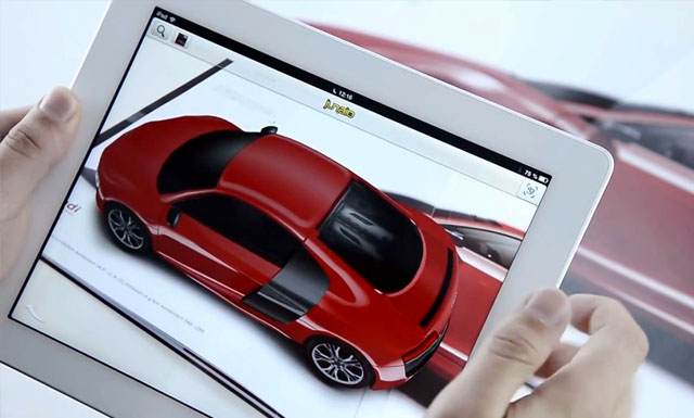 Augmented Reality Anwendung Audi R8